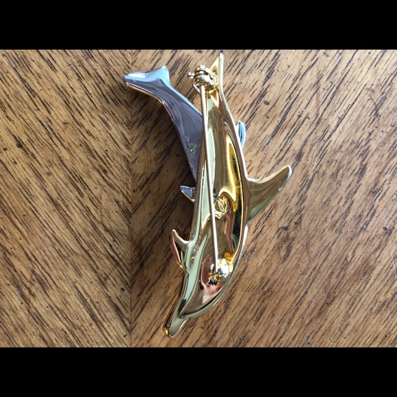 Swarovski Authentic Dolphin Pin Brooch 1992 - Picture 3 of 7
